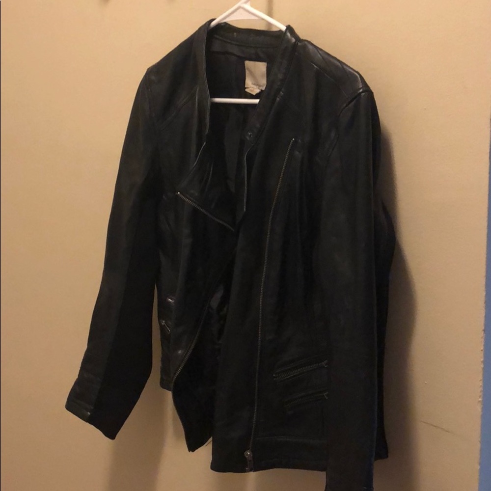 Halogen Leather Jacket